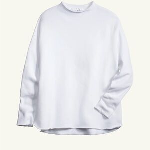 Frank & Eileen EFFIE
Long-Sleeve Funnel Neck Capelet White